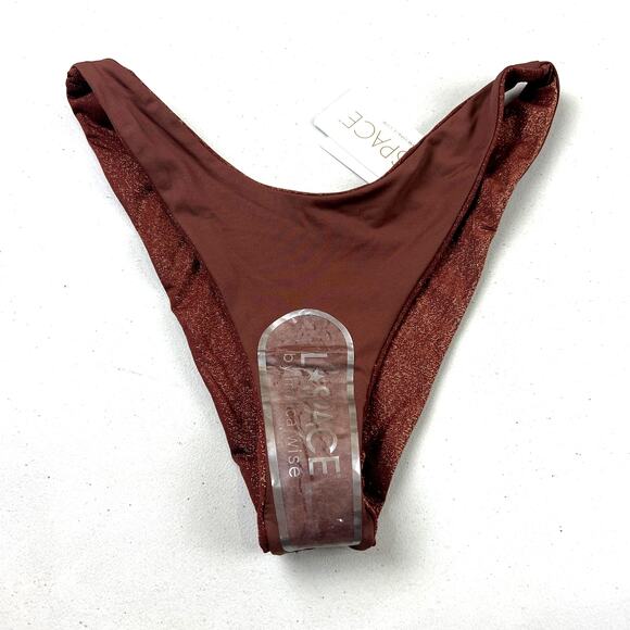 L*Space Shimmer Cabana Bikini Bottom Bitsy Small - Picture 6 of 8